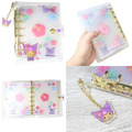 Sanrio 三麗鷗 PVC 6孔夾活頁貼紙簿 (曬黑扶桑花款) Kitty 美樂蒂 酷洛米 大耳狗_3 Sanrio 三麗鷗 PVC 6孔夾活頁貼紙簿 (曬黑扶桑花款) Kitty 美樂蒂 酷洛米 大耳狗_3