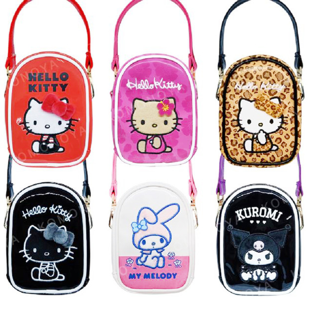 Sanrio 三麗鷗 皮質玩偶收納包 (坐姿款) Kitty 美樂蒂 酷洛米 Sanrio 三麗鷗 皮質玩偶收納包 (坐姿款) Kitty 美樂蒂 酷洛米