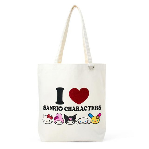 ▲新品特價 Sanrio三麗鷗 大集合 肩背袋 帆布袋 (I LOVE SANRIO CHARACTERS)