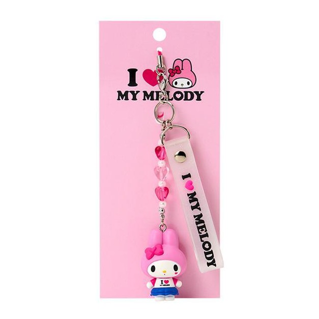 ▲新品特價【預購】Sanrio三麗鷗 美樂蒂 手機吊飾 (I LOVE SANRIO CHARACTERS)