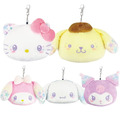 Sanrio 三麗鷗 絨毛造型伸縮票卡零錢包 (寶石海灘系列) Kitty 美樂蒂 大耳狗 Sanrio 三麗鷗 絨毛造型伸縮票卡零錢包 (寶石海灘系列) Kitty 美樂蒂 大耳狗