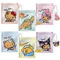 Sanrio 三麗鷗 塑膠方形隨身鏡附吊飾 (曬黑泳衣款) Kitty 酷洛米 大耳狗 美樂蒂 Sanrio 三麗鷗 塑膠方形隨身鏡附吊飾 (曬黑泳衣款) Kitty 酷洛米 大耳狗 美樂蒂