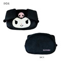 Sanrio 三麗鷗 絨毛造型化妝包附鏡 (大臉款) Kitty 大耳狗 酷洛米 花小兔_5 Sanrio 三麗鷗 絨毛造型化妝包附鏡 (大臉款) Kitty 大耳狗 酷洛米 花小兔_5