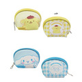 Sanrio 三麗鷗 皮質貝殼零錢包 (格紋款) Kitty 布丁狗 大耳狗 酷洛米_2 Sanrio 三麗鷗 皮質貝殼零錢包 (格紋款) Kitty 布丁狗 大耳狗 酷洛米_2