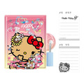 Sanrio 三麗鷗 流沙便條本富附鎖頭 (曬黑泳衣款) Kitty 酷洛米 大耳狗_2 Sanrio 三麗鷗 流沙便條本富附鎖頭 (曬黑泳衣款) Kitty 酷洛米 大耳狗_2