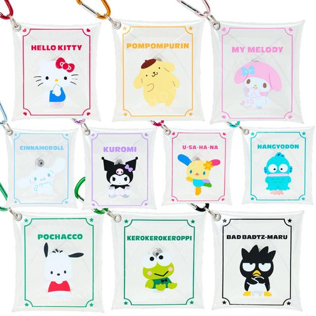 Sanrio 三麗鷗 PVC扣式收納包附扣環 S (經典款) Kitty 布丁狗 美樂蒂 花小兔