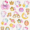 Sanrio 三麗鷗 水晶立體貼紙組 (愛心皇冠款) Kitty 美樂蒂 大耳狗 蜜糖邦尼_4 Sanrio 三麗鷗 水晶立體貼紙組 (愛心皇冠款) Kitty 美樂蒂 大耳狗 蜜糖邦尼_4