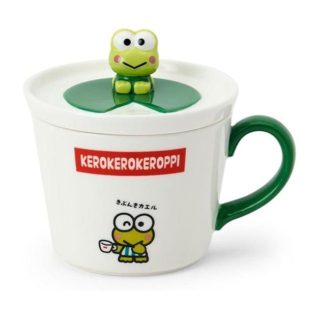 ▲新品特價 Sanrio 三麗鷗 大眼蛙 陶瓷造型馬克杯 230ml (每天都要Keroppi)