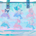 ▲新品特價 Sanrio 三麗鷗 大集合 PVC防水手提海灘袋 (blingbling海豚系列)_4 ▲新品特價 Sanrio 三麗鷗 大集合 PVC防水手提海灘袋 (blingbling海豚系列)_4