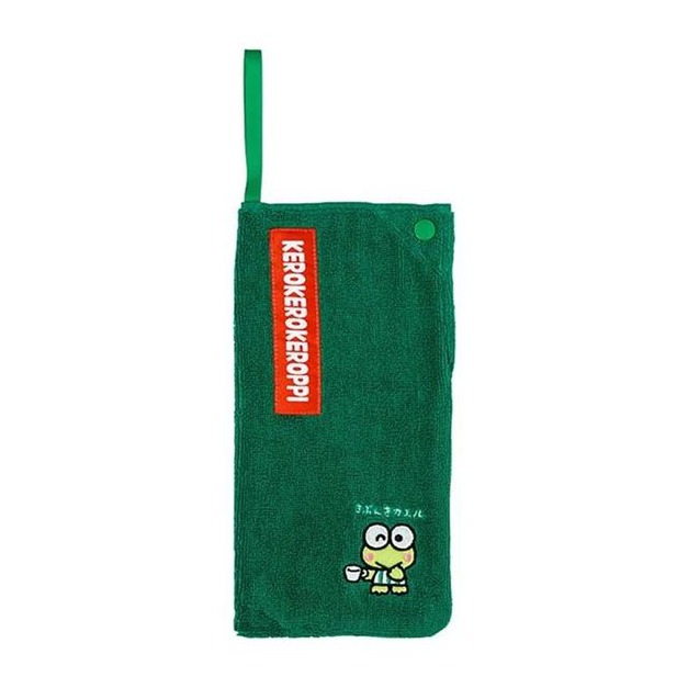 ▲新品特價【預購】Sanrio 三麗鷗 大眼蛙 棉質寶特瓶收納袋 (每天都要Keroppi)