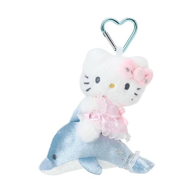 ▲新品特價【預購】Sanrio 三麗鷗 Hello Kitty 絨毛玩偶吊飾 (blingbling海豚系列)