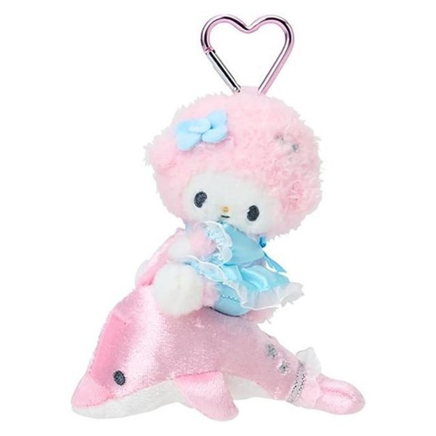 ▲新品特價【預購】Sanrio 三麗鷗 Piano 絨毛玩偶吊飾 (blingbling海豚系列)