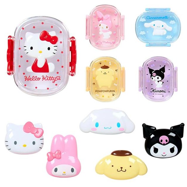 ▲新品特價 Sanrio 三麗鷗 大集合 迷你便當造型收納盒 全套盲盒10入組 (迷你302商店)