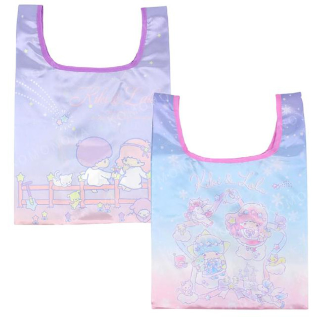 Sanrio 三麗鷗 雙子星 摺疊環保購物袋 (50週年系列) Sanrio 三麗鷗 雙子星 摺疊環保購物袋 (50週年系列)