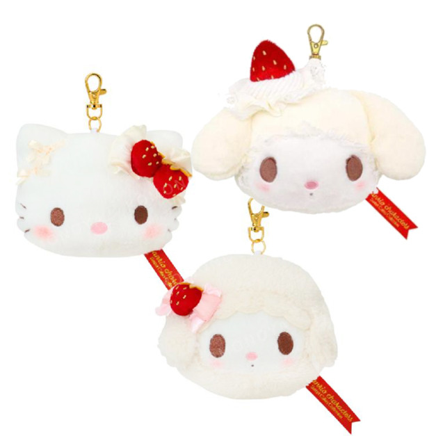 Sanrio 三麗鷗 絨毛造型伸縮票卡零錢包 (草莓鮮奶油蛋糕) Kitty Piano Sanrio 三麗鷗 絨毛造型伸縮票卡零錢包 (草莓鮮奶油蛋糕) Kitty Piano