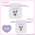 ▲新品特價 Sanrio 三麗鷗 x 粧美堂 酷洛米 荷葉邊造型束口袋 (夢幻幽靈甜點屋)_1 ▲新品特價 Sanrio 三麗鷗 x 粧美堂 酷洛米 荷葉邊造型束口袋 (夢幻幽靈甜點屋)_1