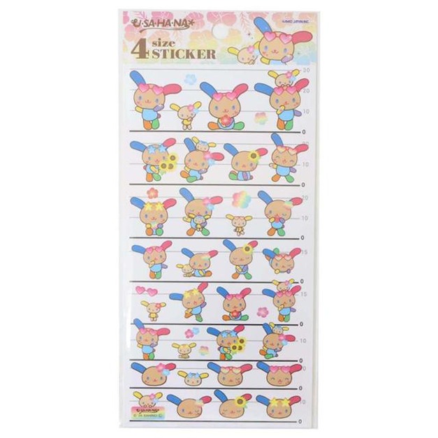Sanrio 三麗鷗 花小兔 造型貼紙組 (曬黑動作款)