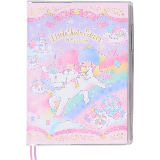 ▲新品特價 Sanrio 三麗鷗 雙子星 2027 行事曆手帳本 B6 (日記事)