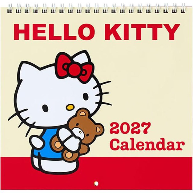 ▲新品特價 Sanrio 三麗鷗 Hello Kitty 2027 線圈掛曆 M