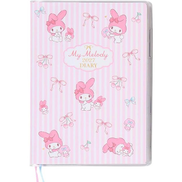 ▲新品特價 Sanrio 三麗鷗 美樂蒂 2027 行事曆手帳本 B6 (日記事)