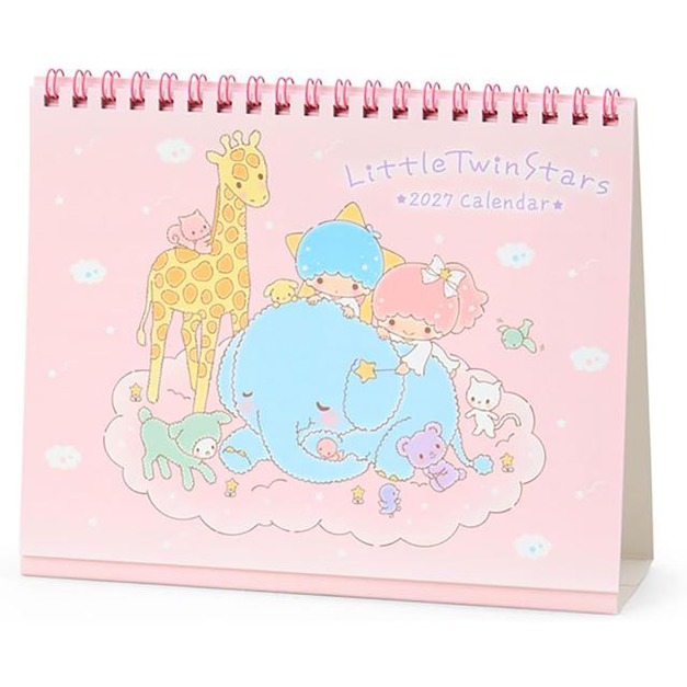 ▲新品特價 Sanrio 三麗鷗 雙子星 2027 線圈桌曆 L