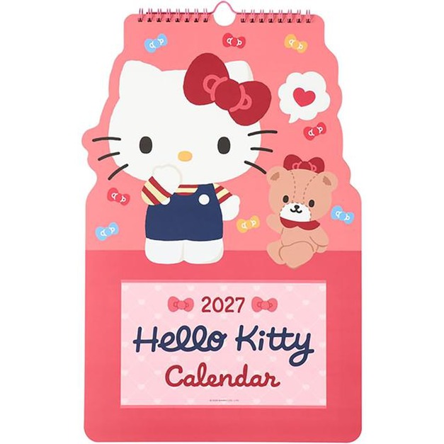 ▲新品特價 Sanrio 三麗鷗 Hello Kitty 2027 直式造形掛曆
