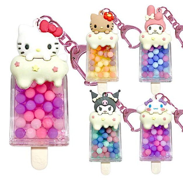 Sanrio 三麗鷗 造型鑰匙圈吊飾 (冰棒款) Kitty 美樂蒂 酷洛米 大耳狗