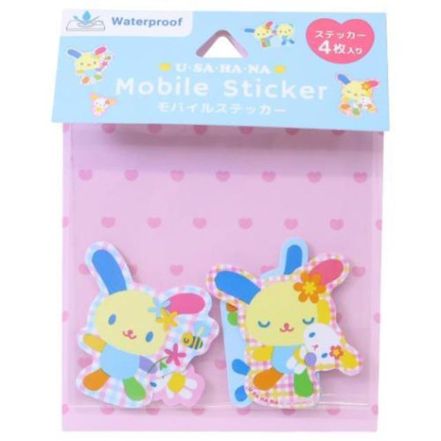 Sanrio 三麗鷗 花小兔 造型貼紙組 4枚入 (動作款)