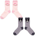Sanrio 三麗鷗 成人絨毛玩偶中筒襪 23-25cm (大臉款) Kitty 美樂蒂 布丁狗 花小兔_2 Sanrio 三麗鷗 成人絨毛玩偶中筒襪 23-25cm (大臉款) Kitty 美樂蒂 布丁狗 花小兔_2