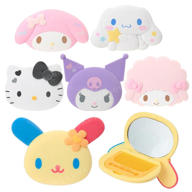 ⭐獨家特價【現貨+預購】Sanrio 三麗鷗 植絨造型鏡梳組 (大臉款) Kitty 美樂蒂 大耳狗 Piano 花小兔 ⭐獨家特價【現貨+預購】Sanrio 三麗鷗 植絨造型鏡梳組 (大臉款) Kitty 美樂蒂 大耳狗 Piano 花小兔