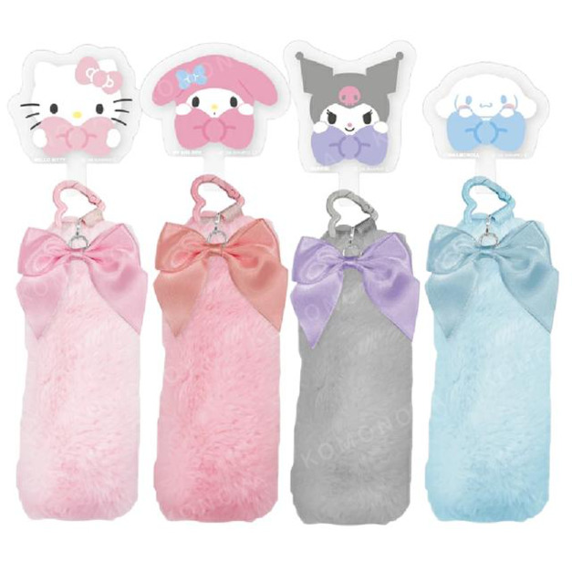 Sanrio 三麗鷗 MultiRing+ 造型手機扣環附掛片 (蝴蝶結絨毛款) Kitty 美樂蒂 酷洛米 大耳狗 Sanrio 三麗鷗 MultiRing+ 造型手機扣環附掛片 (蝴蝶結絨毛款) Kitty 美樂蒂 酷洛米 大耳狗