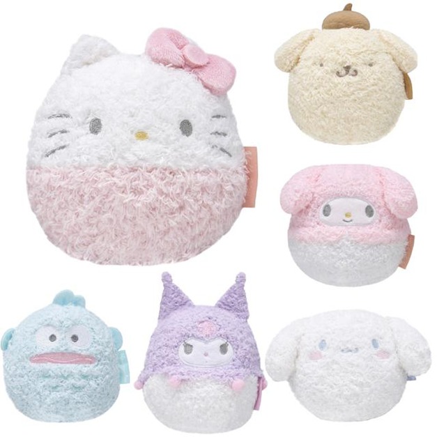 Sanrio 三麗鷗 絨毛玩偶不倒翁娃娃 (毛絨絨款) Kitty 大耳狗 布丁狗 美樂蒂