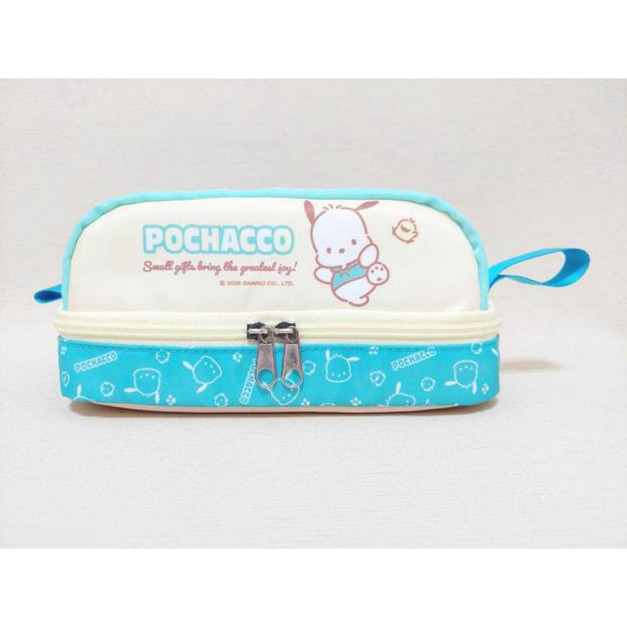 Sanrio 三麗鷗 帕恰狗 手提拉鍊雙層筆袋 (跳躍款) Sanrio 三麗鷗 帕恰狗 手提拉鍊雙層筆袋 (跳躍款)