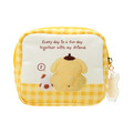 ▲新品特價 Sanrio 三麗鷗 布丁狗 方形拉鍊化妝包 (30週年懷舊布丁系列)_1 ▲新品特價 Sanrio 三麗鷗 布丁狗 方形拉鍊化妝包 (30週年懷舊布丁系列)_1