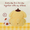 ▲新品特價 Sanrio 三麗鷗 布丁狗 方形拉鍊化妝包 (30週年懷舊布丁系列)_4 ▲新品特價 Sanrio 三麗鷗 布丁狗 方形拉鍊化妝包 (30週年懷舊布丁系列)_4