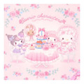Sanrio 三麗鷗 大集合 純棉小方巾 25x25cm (童話午茶派對)_1 Sanrio 三麗鷗 大集合 純棉小方巾 25x25cm (童話午茶派對)_1