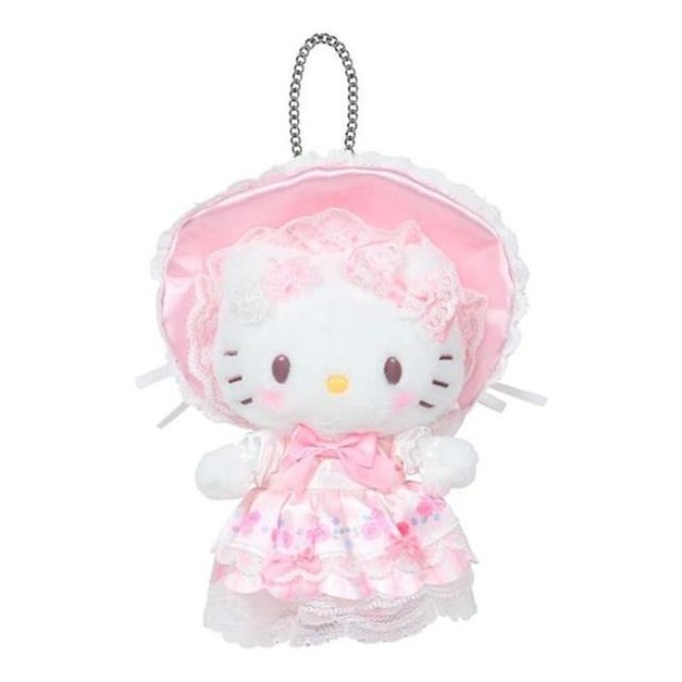 Sanrio 三麗鷗 Hello Kitty 絨毛玩偶吊飾 (童話午茶派對)
