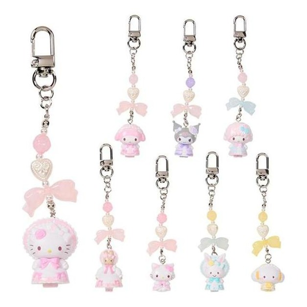 Sanrio 三麗鷗 大集合 造型公仔吊飾 全套盲盒8入組 (童話午茶派對)