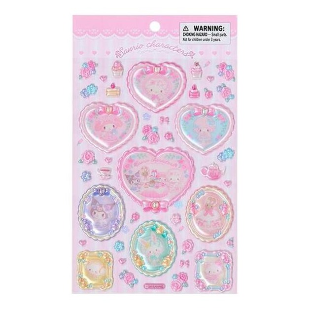 Sanrio 三麗鷗 大集合 立體造型貼紙組 (童話午茶派對)