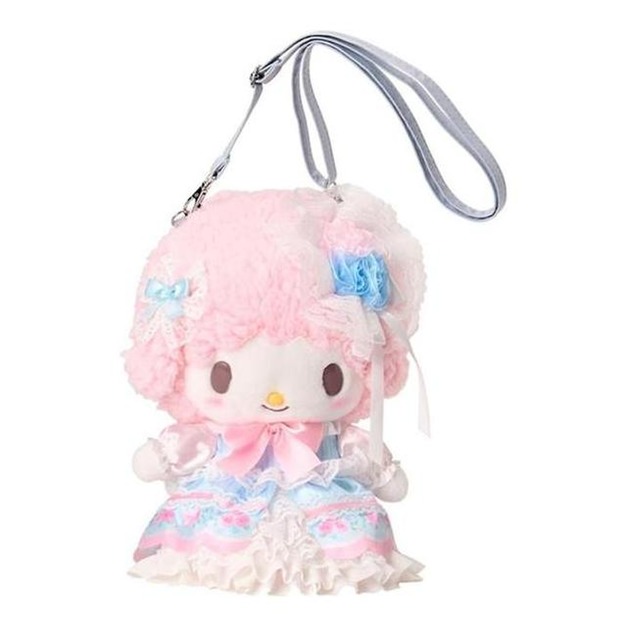 Sanrio 三麗鷗 Piano 絨毛玩偶斜背包 (童話午茶派對)