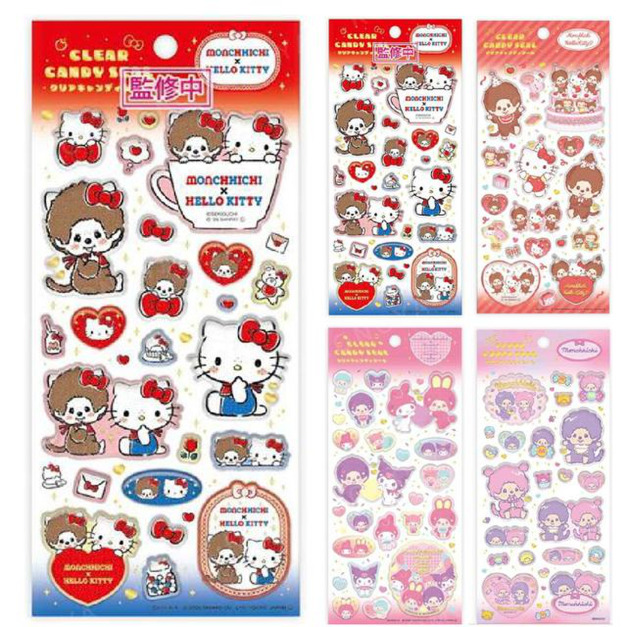 Sanrio 三麗鷗 x Monchhichi 造型貼紙組 (背子/派對款) Sanrio 三麗鷗 x Monchhichi 造型貼紙組 (背子/派對款)