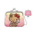 Sanrio 三麗鷗 皮質口金零錢包吊飾 (曬黑款) Kitty 酷洛米 大耳狗 美樂蒂_1 Sanrio 三麗鷗 皮質口金零錢包吊飾 (曬黑款) Kitty 酷洛米 大耳狗 美樂蒂_1