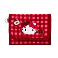Sanrio 三麗鷗 Hello Kitty 刺繡三折短夾 (秋日の紅色蘋果) Sanrio 三麗鷗 Hello Kitty 刺繡三折短夾 (秋日の紅色蘋果)