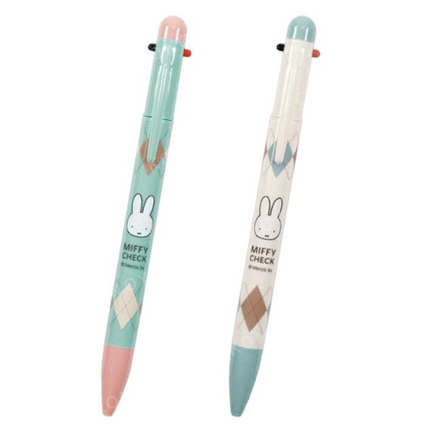 米飛兔 三色原子筆 0.7mm (菱格紋款)
