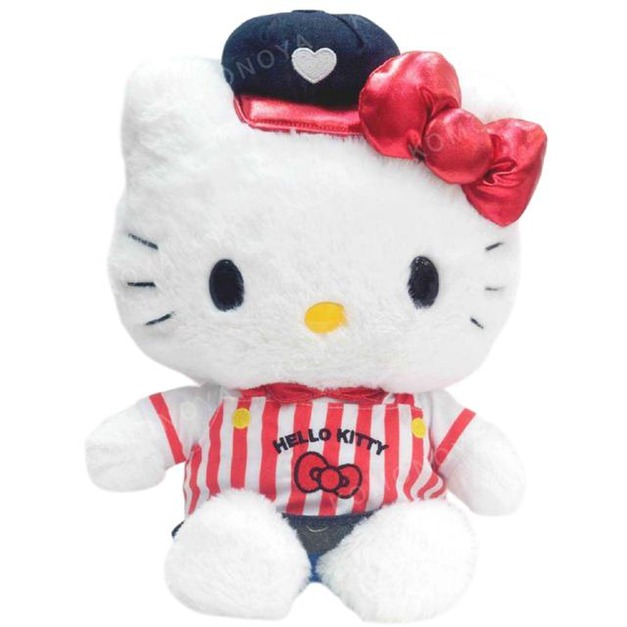 Sanrio 三麗鷗 Hello Kitty 絨毛玩偶娃娃 10吋 (店員 美食廣場系列)