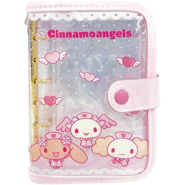 Sanrio 三麗鷗 六孔夾活頁手帳本貼紙簿 (天使小護士款) 摩卡 戚風 紅豆