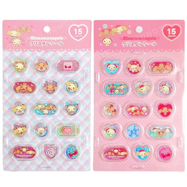 Sanrio 三麗鷗 立體造型貼紙組 15枚入 (天使小護士款) 摩卡 戚風 紅豆