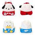 Sanrio 三麗鷗 絨毛造型束口袋 (大臉 聖誕星願) Kitty 布丁狗 大耳狗 酷洛米 花小兔_5 Sanrio 三麗鷗 絨毛造型束口袋 (大臉 聖誕星願) Kitty 布丁狗 大耳狗 酷洛米 花小兔_5