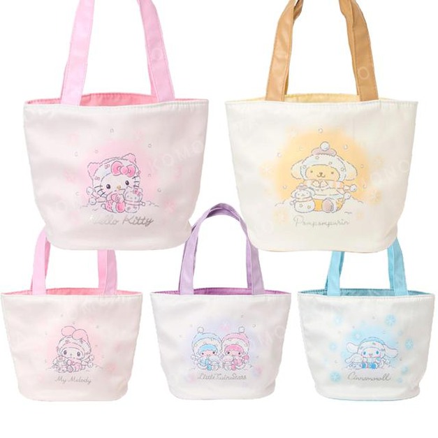 Sanrio 三麗鷗 手提袋 (雪人 聖誕星願) Kitty 布丁狗 大耳狗 美樂蒂
