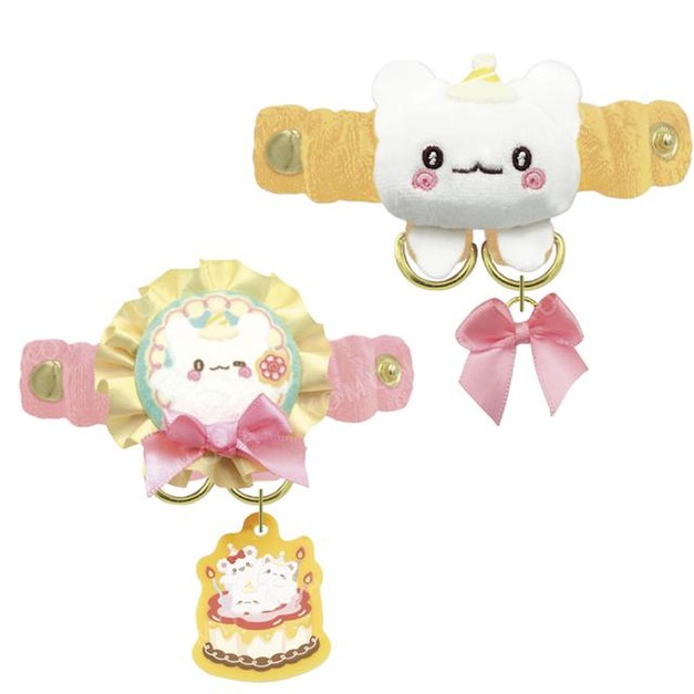 Sanrio 三麗鷗 花丸 絨毛造型背帶鑰匙扣環 包掛 (生日快樂款)